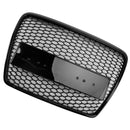 Schwarzer Honigwaben-Stoßfängergrill für Audi A6 C6 2008-2011 Facelift