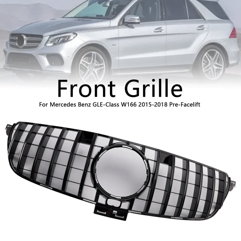 2015–2018 Mercedes-Benz GLE-luokka W166 GT-tyylinen etusäleikkö puskuriin