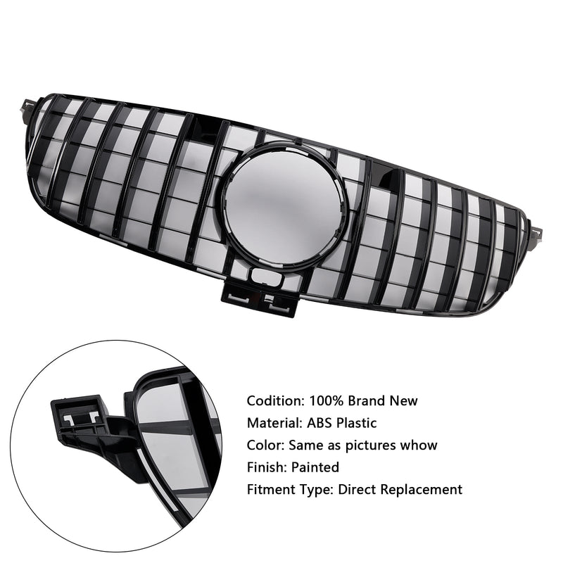 2015–2018 Mercedes-Benz GLE-luokka W166 GT-tyylinen etusäleikkö puskuriin