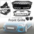 Voštinová mřížka RS3 Style pro Audi A3 S3 2020-2024 lesklá černá