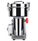 700 g Hochgeschwindigkeits-Getreidemühle Edelstahl Korn- und Saaten-Mühle für Zuhause & Gewerblich Feines Mehl, Stromsparend, Hochleistung 1800 W