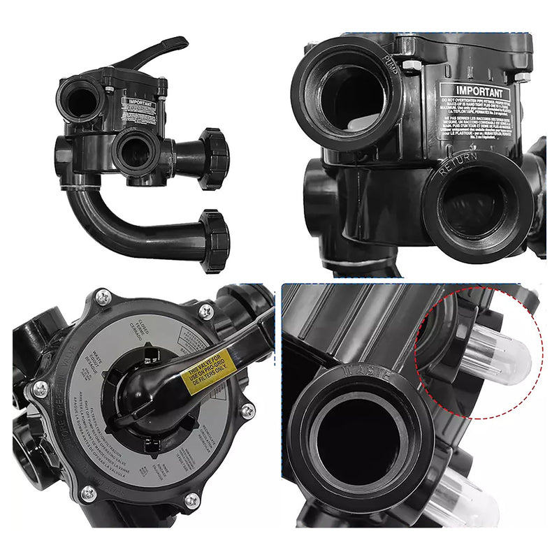 Válvula de controle multidirecional SP0710XR50 adequada para Hayward Pro-Series Vari-Flo