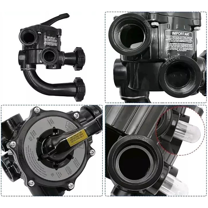 Válvula de controle multidirecional SP0710XR50 adequada para Hayward Pro-Series Vari-Flo