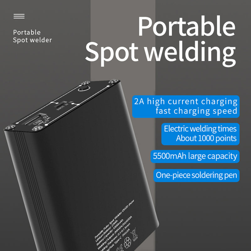 DIY tragbare Mini-Punktschweißmaschine Schweißleistung mit Stift für 18650-Batterie