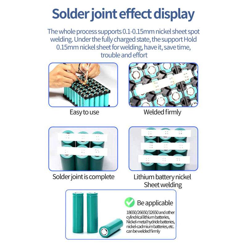 DIY tragbare Mini-Punktschweißmaschine Schweißleistung mit Stift für 18650-Batterie