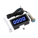 4 digitale LED speedometer omdrejningstæller omdrejningstæller + Hall switch nærhed