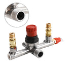 Válvula de controle de pressão do compressor de ar, manômetro regulador, peça adequada