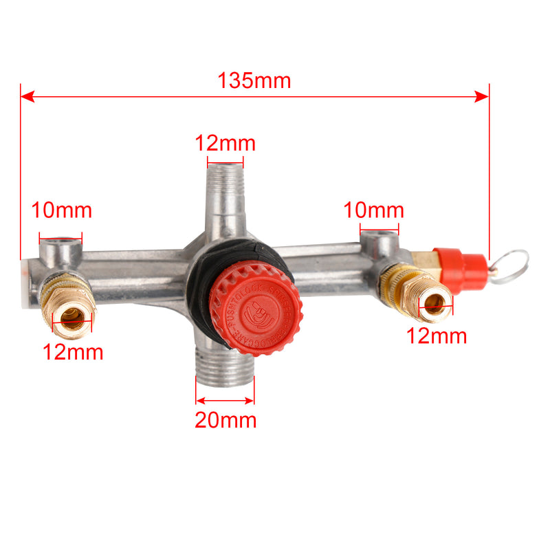 Válvula de Controle de Pressão do Compressor de Ar Manifold Regulador Peça Ajustada