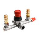 Válvula de controle de pressão do compressor de ar, manômetro regulador, peça adequada