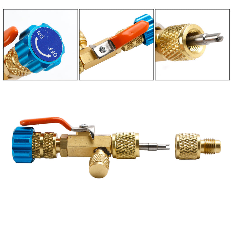 Klimaanlage HVAC R134A R12 Ventilkern 1/4" &amp; 5/16" Schnellentferner Installer