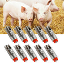10 Stück Edelstahl-Tränke-Tränken-Werkzeuge 1/2" NPT-Gewinde Pig Hog Automatic DEPH Express