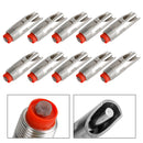 10 Stück Edelstahl-Tränke-Tränken-Werkzeuge 1/2" NPT-Gewinde Pig Hog Automatic DEPH Express