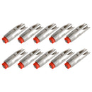 10 Stück Edelstahl-Tränke-Tränken-Werkzeuge 1/2" NPT-Gewinde Pig Hog Automatic DEPH Express