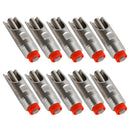 10 Stück Edelstahl-Tränke-Tränken-Werkzeuge 1/2" NPT-Gewinde Pig Hog Automatic DEPH Express