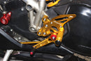 Fotstøttesystem for Ducati 848 1098 1098S 1098R 1198 Gold