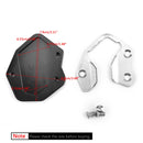 Sidostöd stödplatta förlängningsplatta för TRIUMPH TIGER 800 2013-2017