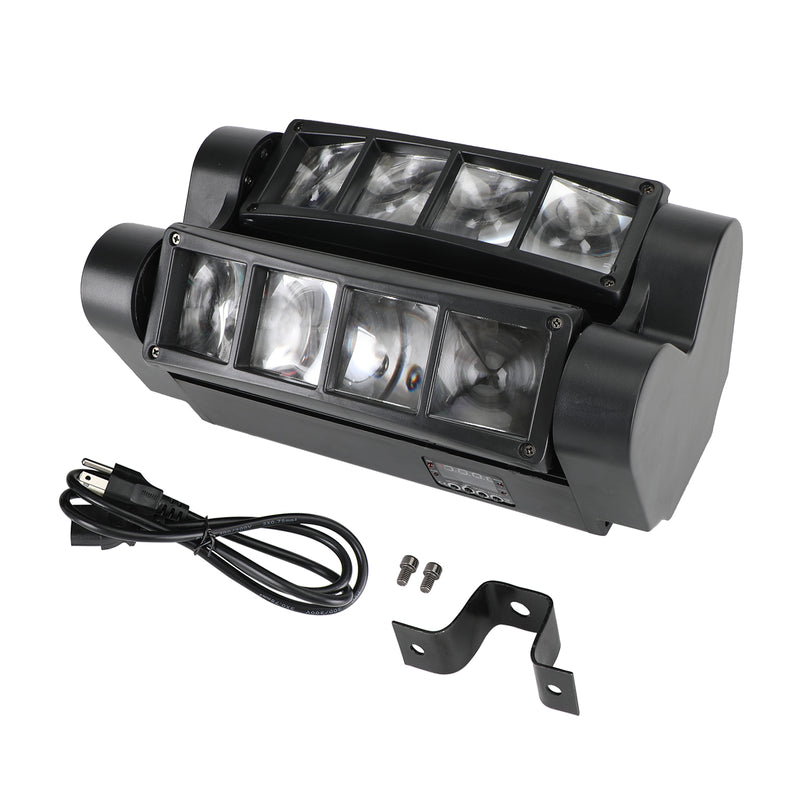 1/2/4PC 80W LED RGBW cabeza móvil etapa luz foco haz DMX DJ fiesta lámpara