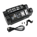 1/2/4PC 80W LED RGBW ruchoma głowica światło sceniczne reflektor wiązka DMX lampa imprezowa dla DJ-a