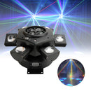 10 LED RGBW Moving Head Strobe Light Laser Bühnenbeleuchtung Strahl DMX Disco DJ
