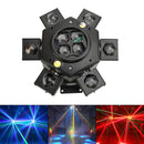 10 LED RGBW Moving Head Strobe Light Laser Bühnenbeleuchtung Strahl DMX Disco DJ