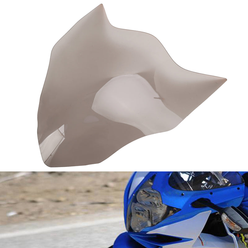 Protector cristal faro delantero compatible con Suzuki GSX-R 600 GSX-R 600 14-20 Ahumado Generic