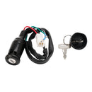 Fechadura de ignição com chave adequada para Honda ATC 250 ES Big Red 250 1985 1986 1987 Generic