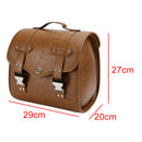 Pu Side Tool Sadel Bag Quick Release Bagasje Tykket Svart for Scooter Motor