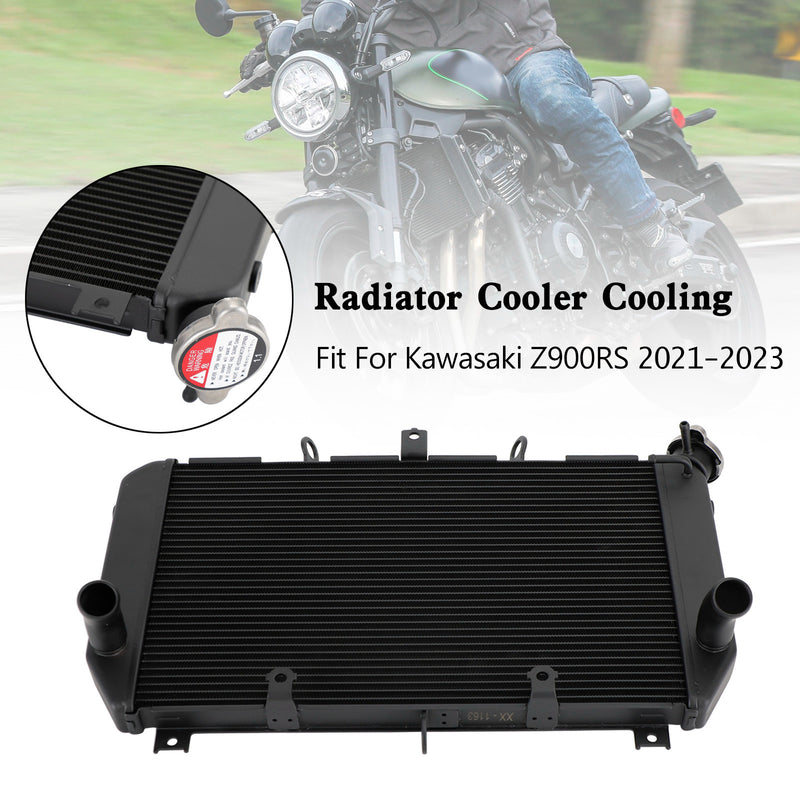 Kawasaki Z900RS 2021-2023 Radiatorkjøler i aluminium for motorsykler