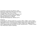 1 par 11" 280 mm motor bak støtdemper luftfjæring for Honda Yamaha