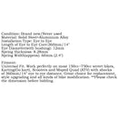 1 par 11" 280 mm motor bak støtdemper luftfjæring for Honda Yamaha