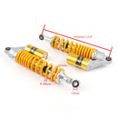 1 par 11" 280 mm motor bak støtdempere luftfjæring for Honda Yamaha