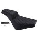 2021-2025 Street Bob 114 Softail Gerippter Komplett-Sitz mit Polsterung für Fahrer und Beifahrer