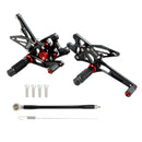 CNC hliníkové stupačky černé pro Suzuki GSX-R 1000 2007-2008 K8 K7 Generic