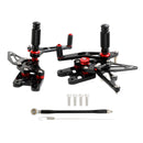 CNC hliníkové stupačky černé pro Suzuki GSX-R 1000 2007-2008 K8 K7 Generic