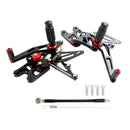 CNC hliníkové stupačky černé pro Suzuki GSX-R 1000 2007-2008 K8 K7 Generic