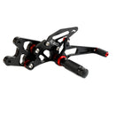 CNC hliníkové stupačky černé pro Suzuki GSX-R 1000 2007-2008 K8 K7 Generic