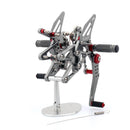 Racing-Fußrasten-Fußrastenanlage Fußrasten-Set für Triumph Dayton 675 13–17 Grau