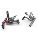 CNC hliníkové stupačky černé pro Suzuki GSX-R 1000 2007-2008 K8 K7 Generic