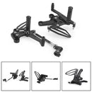 Fotstödssystem justerbar fotstödsdyna lämplig för Kawasaki Ninja 250/400 2018-2022 Generic