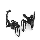 Fotstödssystem justerbar fotstödsdyna lämplig för Kawasaki Ninja 250/400 2018-2022 Generic