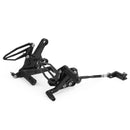 Fotstödssystem justerbar fotstödsdyna lämplig för Kawasaki Ninja 250/400 2018-2022 Generic