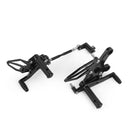 Fotstödssystem justerbar fotstödsdyna lämplig för Kawasaki Ninja 250/400 2018-2022 Generic