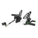 Fotstödssystem justerbar fotstödsdyna lämplig för Kawasaki Ninja 250/400 2018-2022 Generic