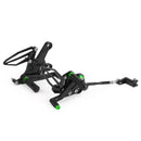 Fotstödssystem justerbar fotstödsdyna lämplig för Kawasaki Ninja 250/400 2018-2022 Generic