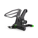 Fotstödssystem justerbar fotstödsdyna lämplig för Kawasaki Ninja 250/400 2018-2022 Generic