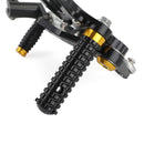 Fotstödssystem justerbar fotstödsdyna lämplig för Kawasaki Ninja 250/400 2018-2022 Generic