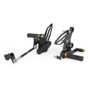 Fotstödssystem justerbar fotstödsdyna lämplig för Kawasaki Ninja 250/400 2018-2022 Generic