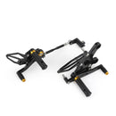 Fotstödssystem justerbar fotstödsdyna lämplig för Kawasaki Ninja 250/400 2018-2022 Generic