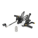 Fotstödssystem justerbar fotstödsdyna lämplig för Kawasaki Ninja 250/400 2018-2022 Generic