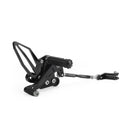 Fotstödssystem justerbar fotstödsdyna lämplig för Kawasaki Ninja 250/400 2018-2022 Generic